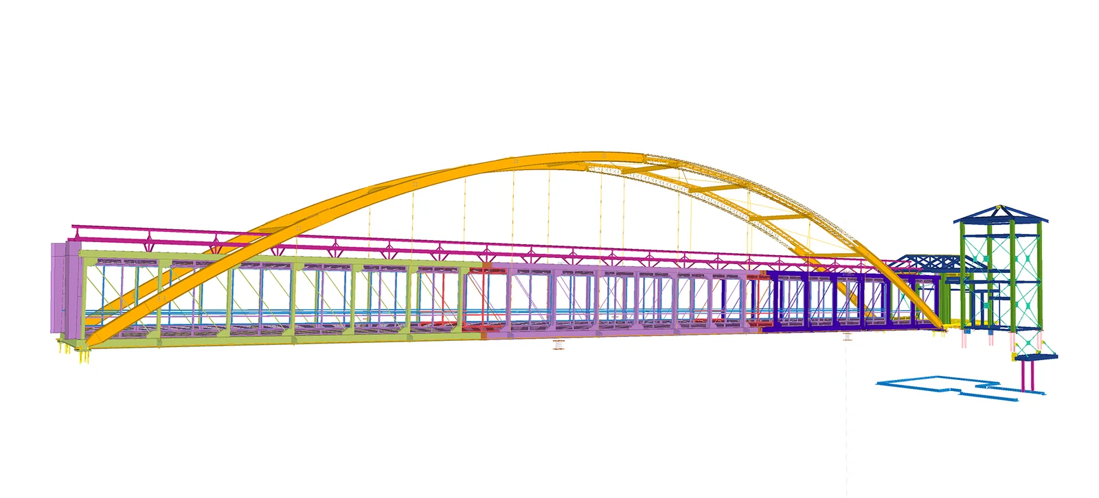 MnDOT Pedestrian Bridge