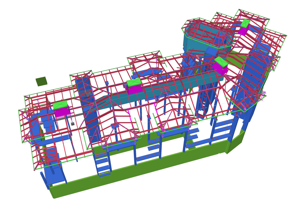 Snowmass Building — Structural model 03