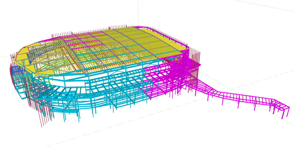Rapid City Arena — Structural model 01