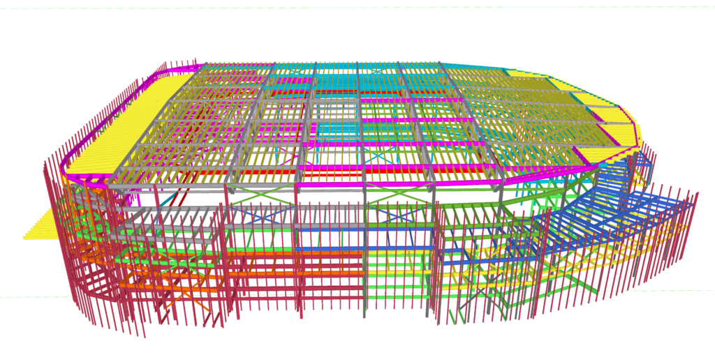 Rapid City Arena — Structural model 02