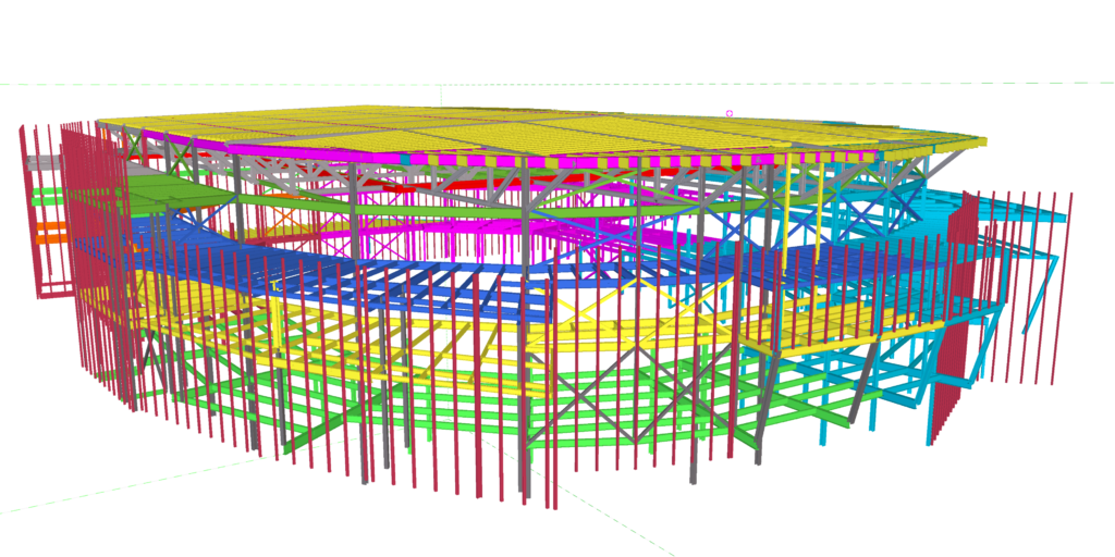Rapid City Arena — Structural model 03