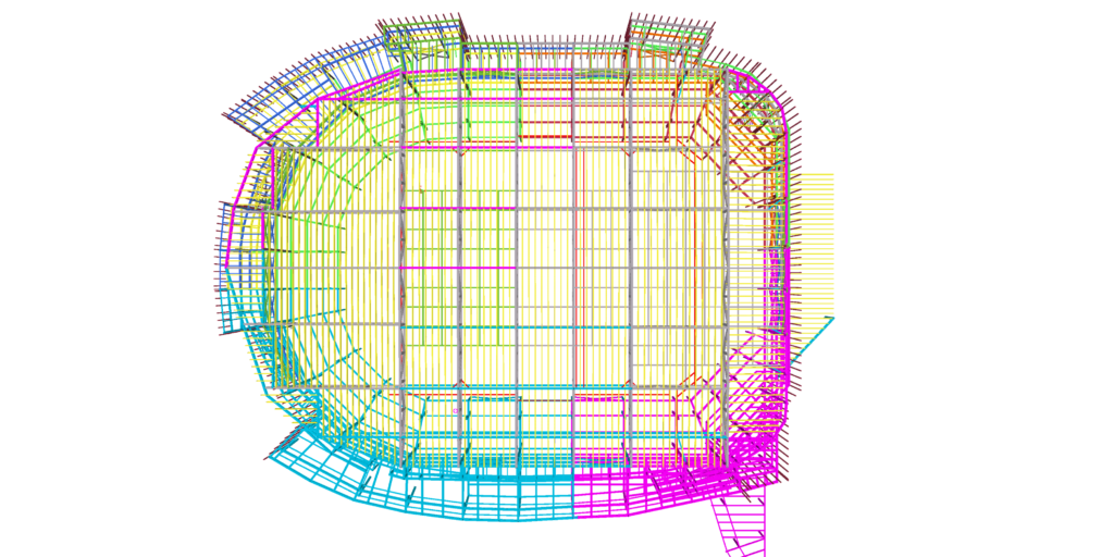 Rapid City Arena — Structural model 04