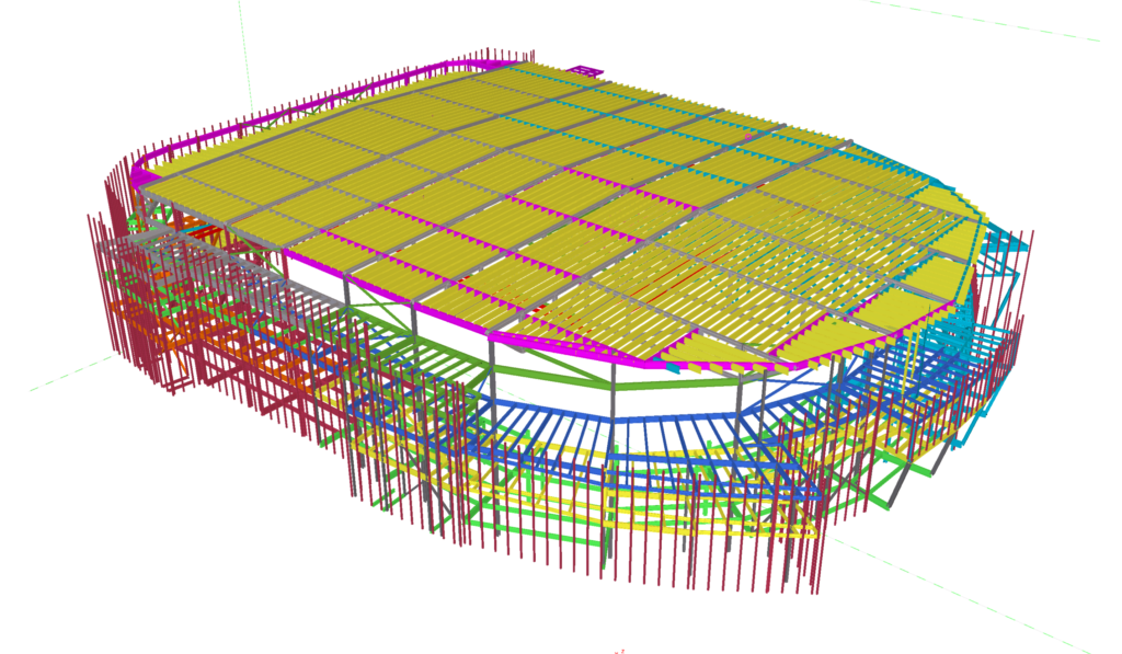 Rapid City Arena — Structural model 05