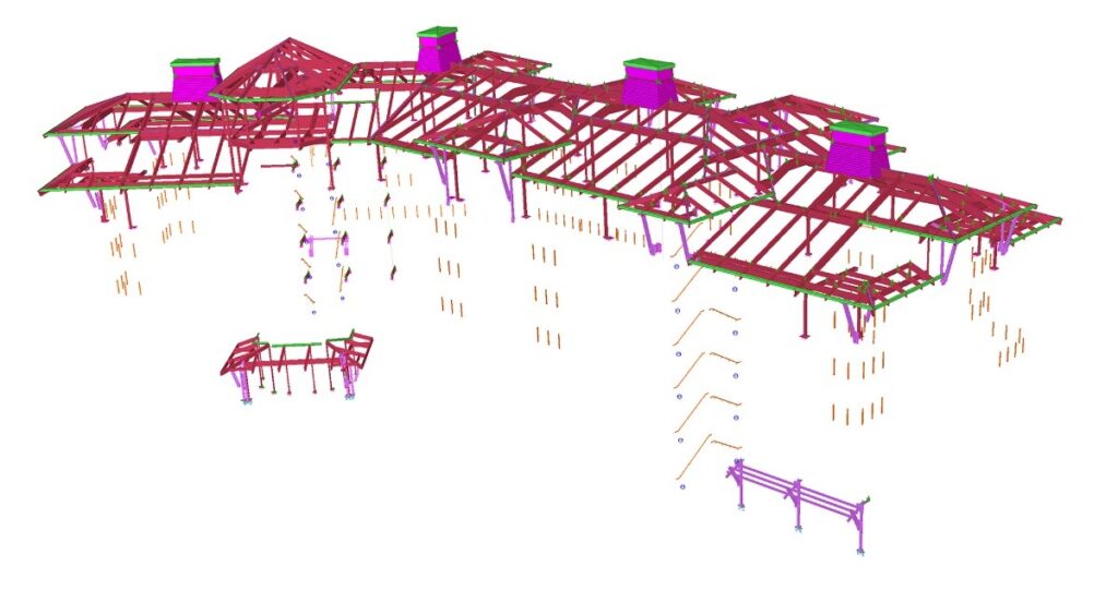 Snowmass Building — Structural model 01