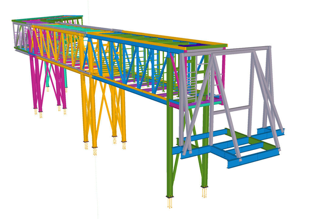 Sky Ridge Bridge — Structural model 02