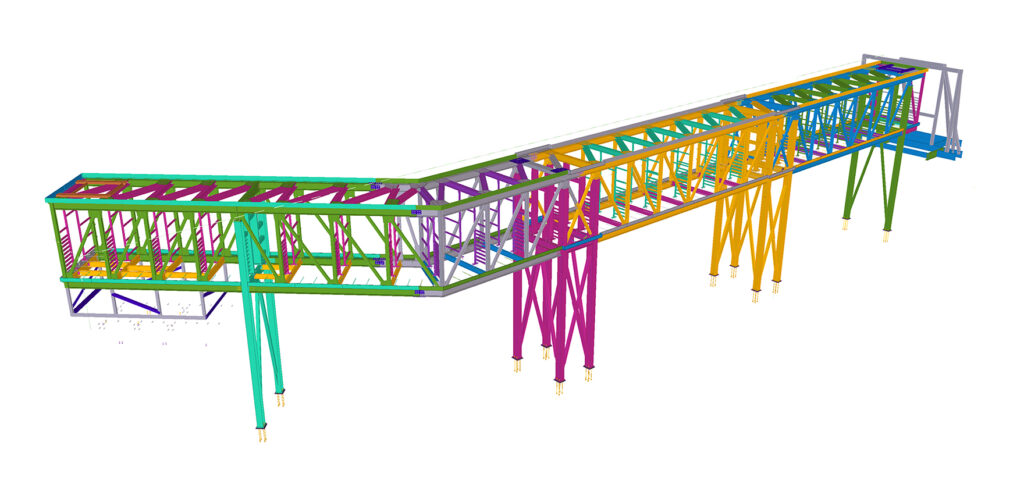 Sky Ridge Bridge — Structural model 03