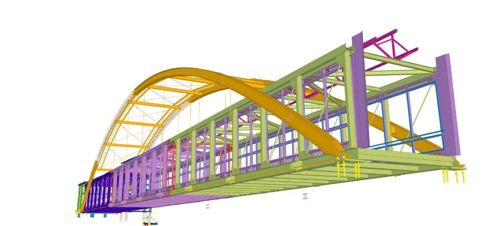 MnDOT_Pedestrian Bridge — Structural model 04