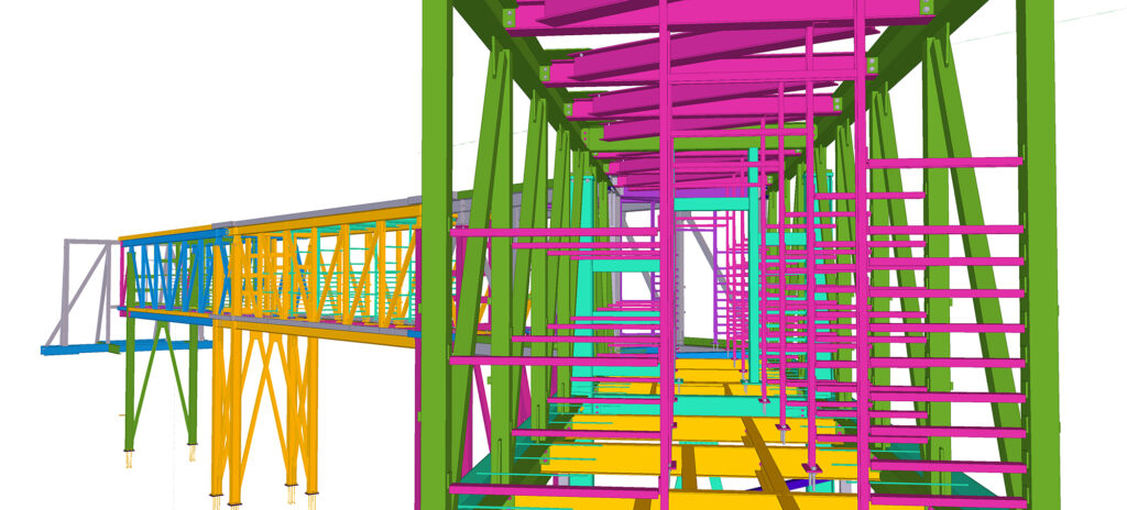 Sky Ridge Bridge — Structural model 04