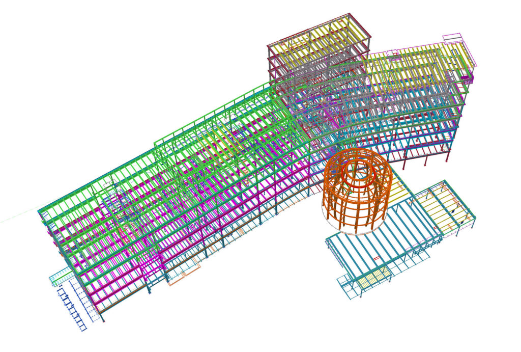 Dennis Maes Judicial Building structural model