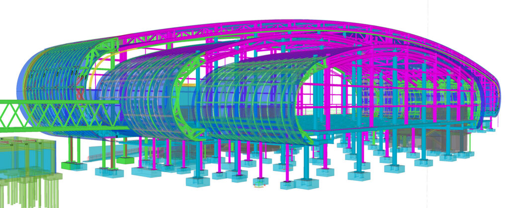 Norwegian Cruise Line Terminal B structural model