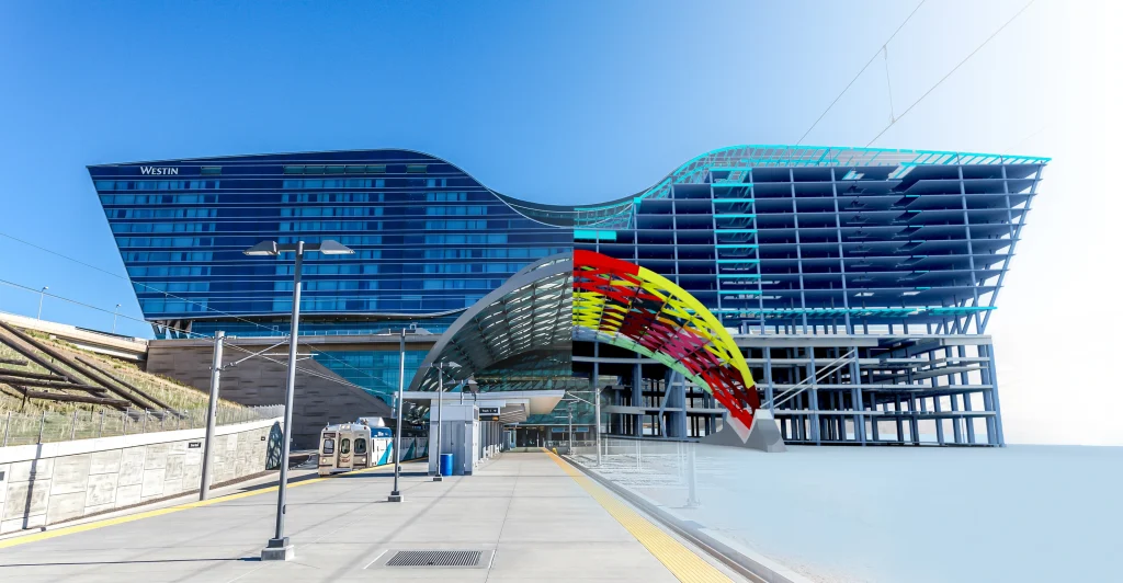 Denver International Airport structural model