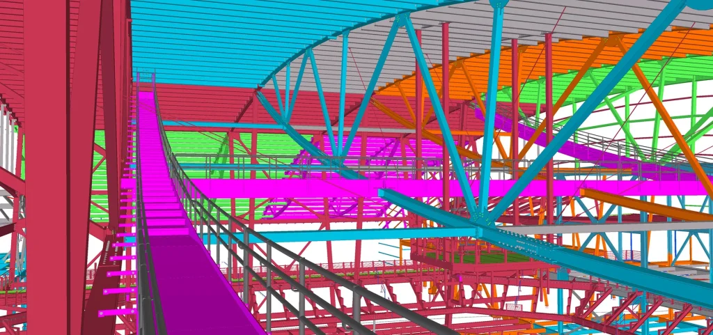 UAA Alaska Airlines Arena – Seawolf structural model