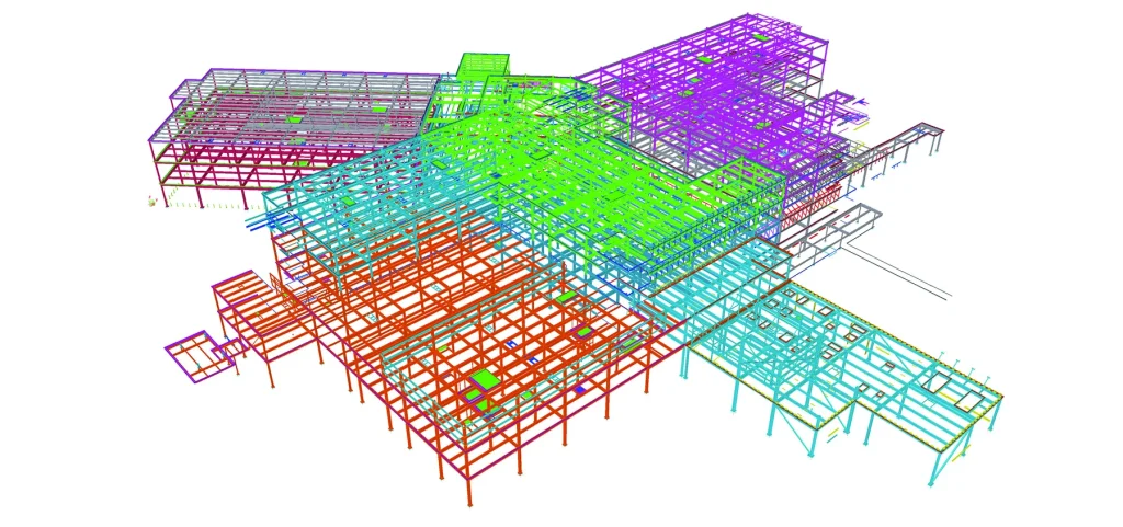 St Anthony’s Hospital structural model