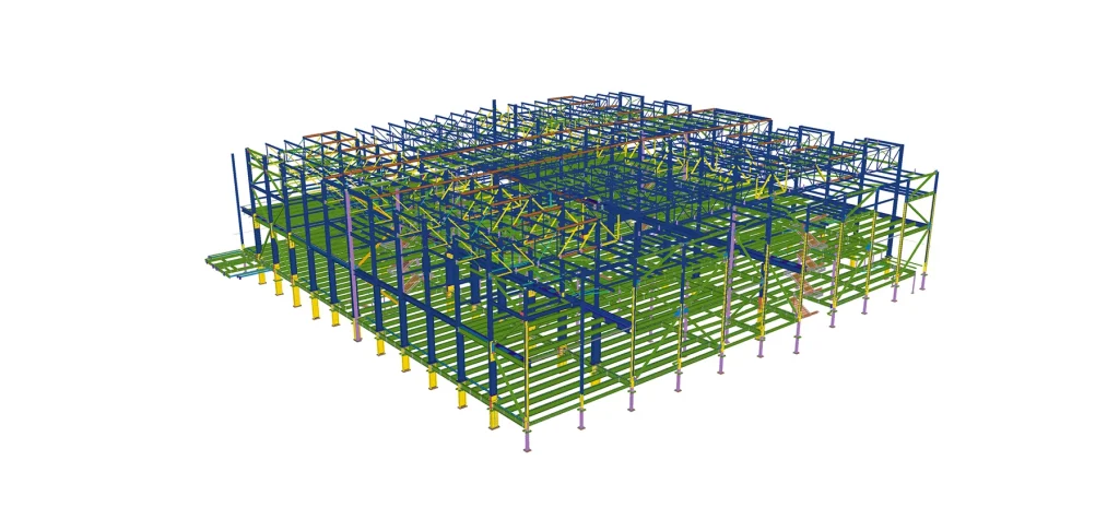 Pier 70 – Building 12 — Structural model 02
