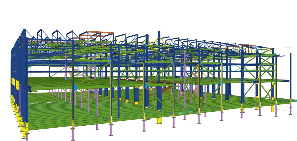 Pier 70 – Building 12 — Structural model 03