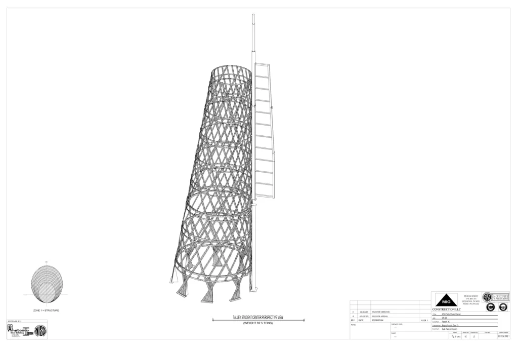 Talley Student Center — Technical drawing 01