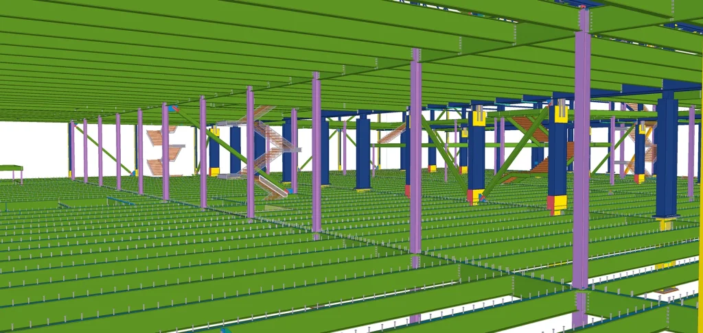 Pier 70 – Building 12 — Structural model 04