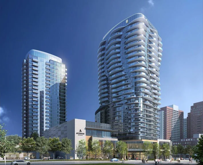Avenue Bellevue steel erection