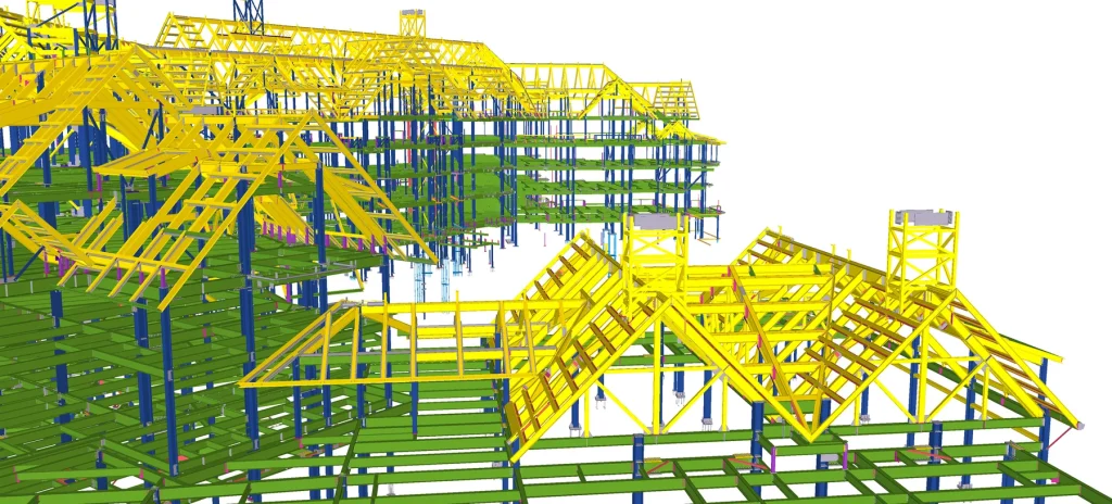 Spanish Peaks Lodge structural model