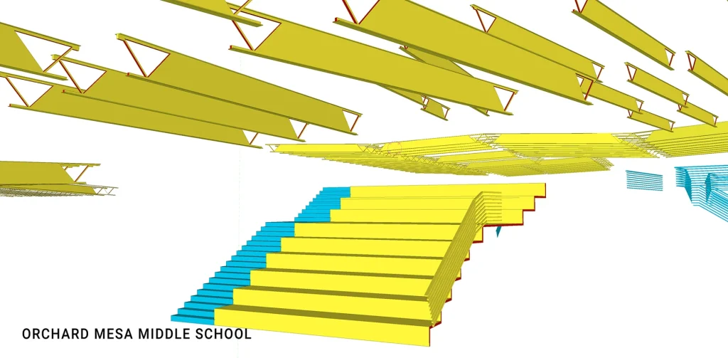Orchard Mesa Middle School structural model