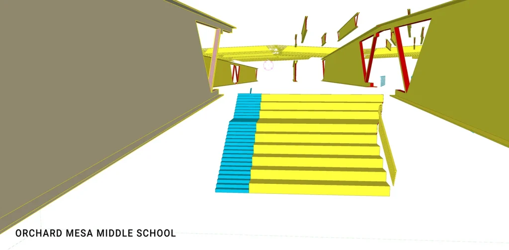 Orchard Mesa Middle School — Structural model 02