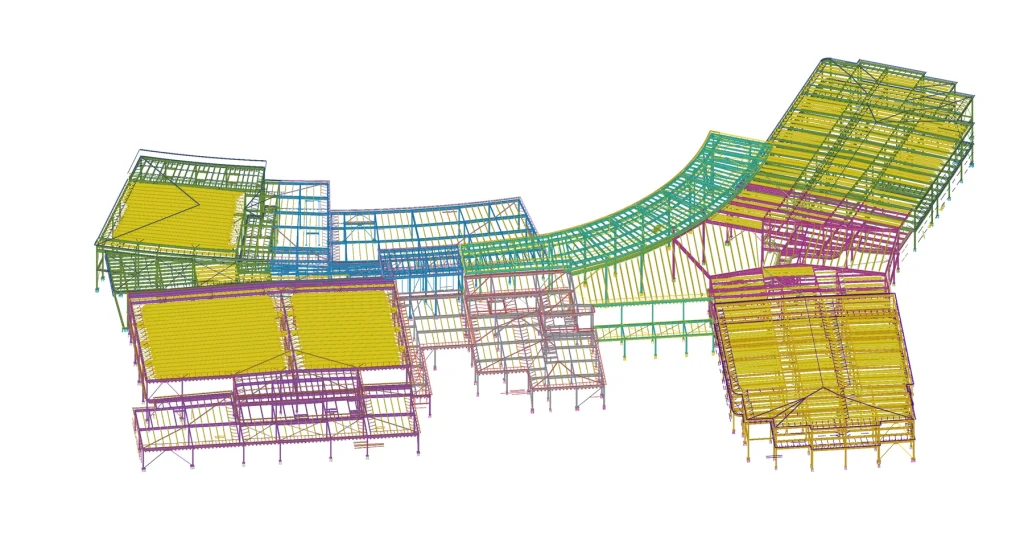 Ector County MS — Structural model 02