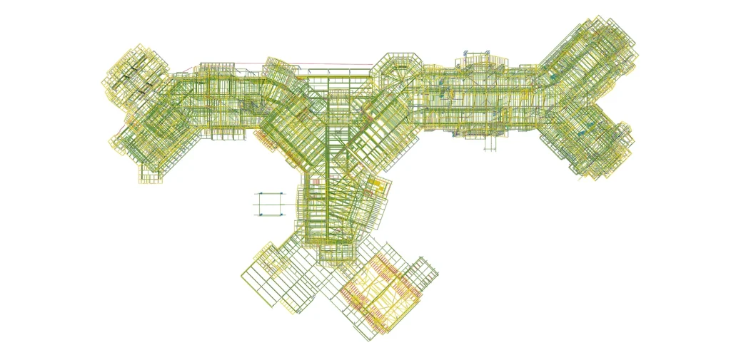 Spanish Peaks Lodge — Structural model 02