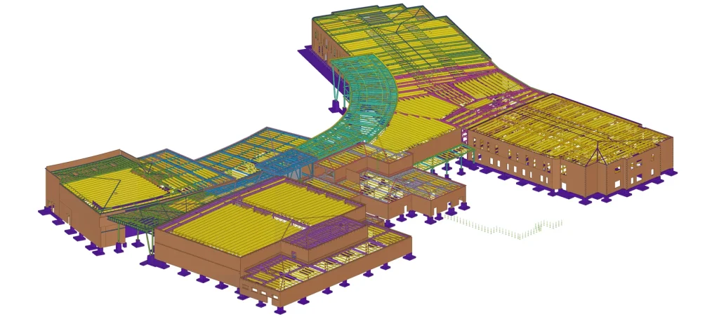 Ector County MS — Structural model 03