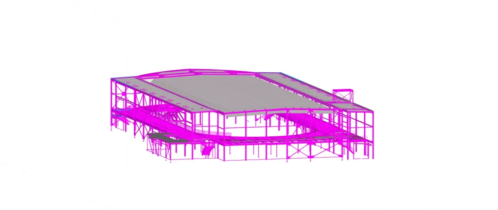 FTW453 Fieldhouse — Structural model 04