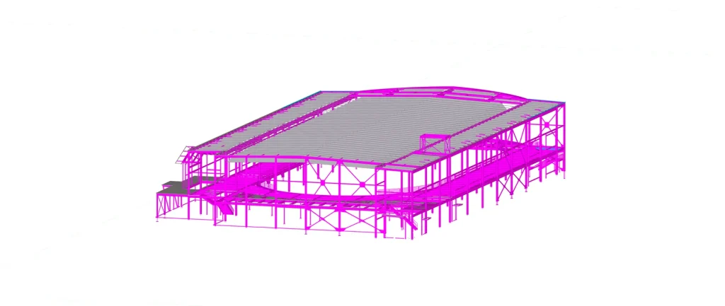 FTW453 Fieldhouse — Structural model 05